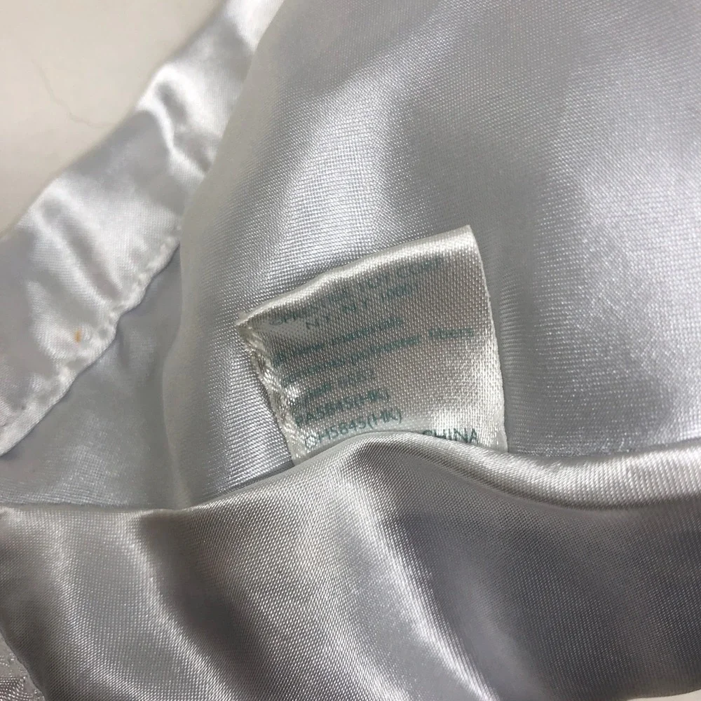 Prestige Baby Lamb Lovey Security Blanket Blue Satin Trim Plush Nunu Soother